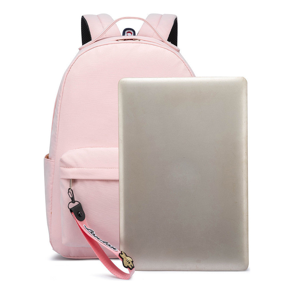 Printed Teenage Student Backpack Men And Women, Casual Bag Girls Backpack