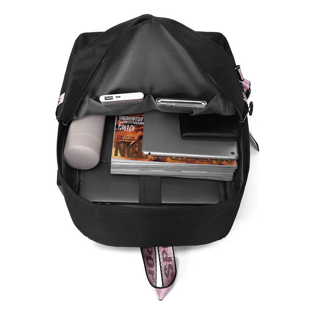 Usb Youth Student Backpack For Men And Women's Leisure Travel Backpack