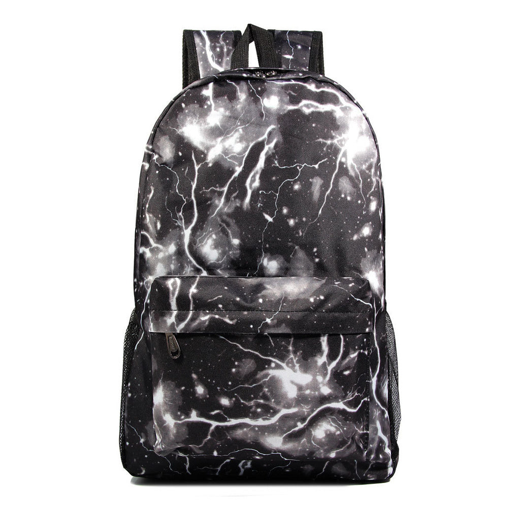 Printed Starry Sky Minimalist Youth Student Backpack For Men And Women's Leisure Travel Backpack