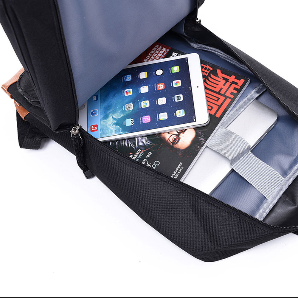 Fashion Printed Youth Student Backpack With Men's And Women's Casual Splicing Backpack