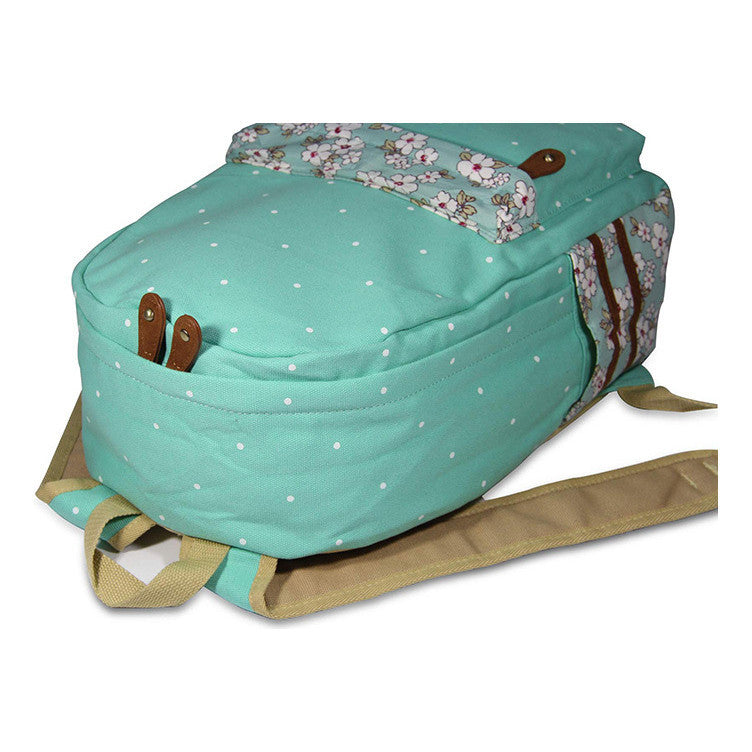Valley Town Printed Youth School Bag Fashion Casual Backpack