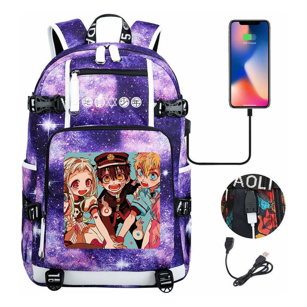Usb Large Capacity Youth Student Backpack For Men And Women's Leisure Travel Backpack