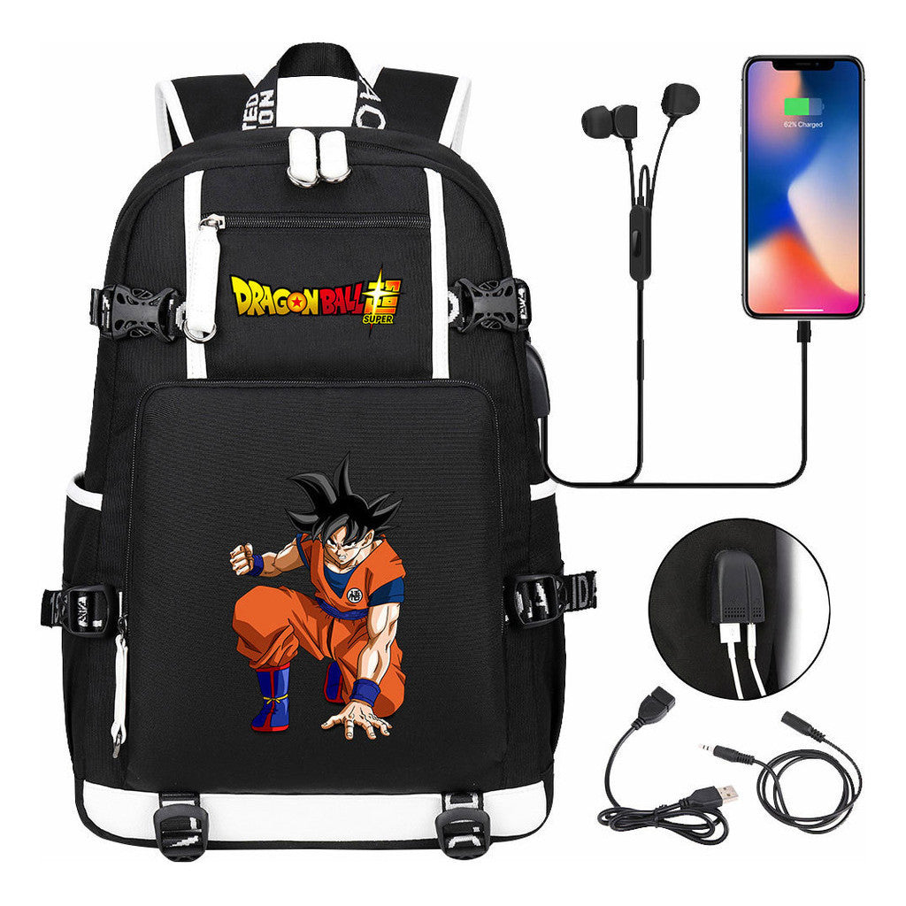 Sun Wukong Usb Large Capacity Youth Student Backpack For Leisure Travel Backpack