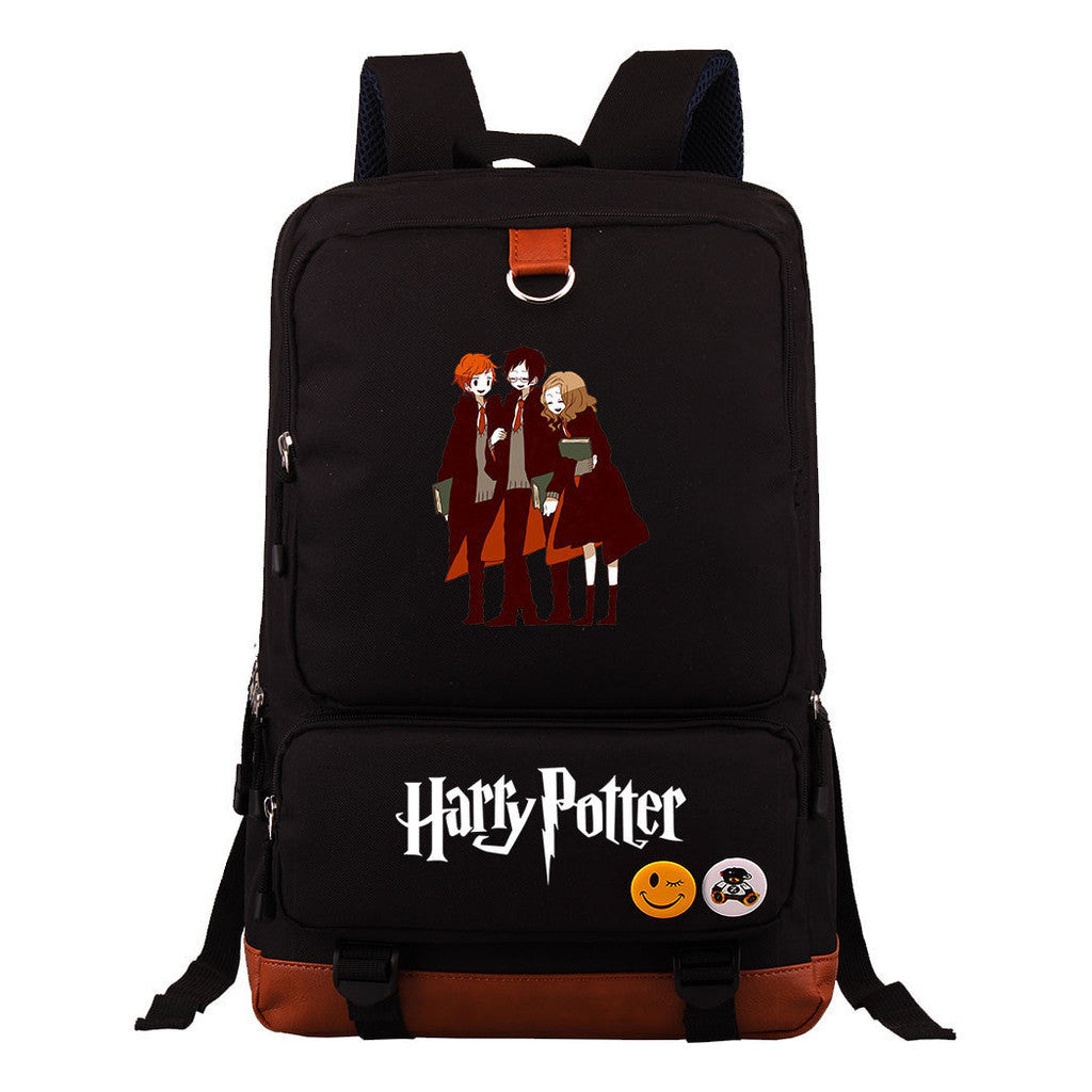 School Of Witchcraft And Wizardry Youth Student Backpack, Large Capacity Travel Bag, Men's And Women's Backpack
