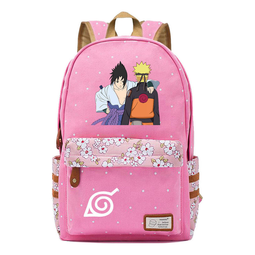 Naruto Youth Student School Bag Fashion Casual Backpack
