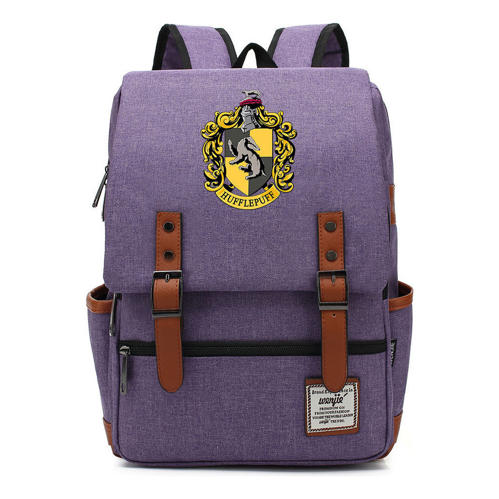 School Of Magic Printed Schoolbags For Men And Women Leisure Belt Buckle Classic Backpack 38*27*12.5cm
