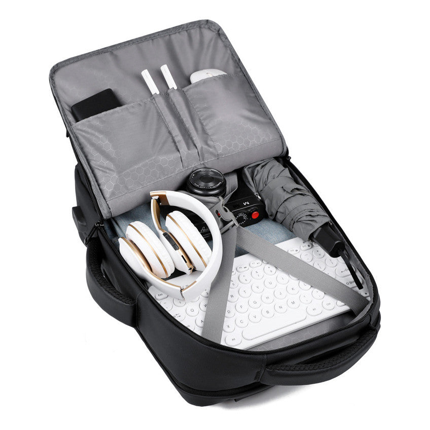 Usb Backpack Multi Functional Large Capacity Waterproof Business Computer Bag