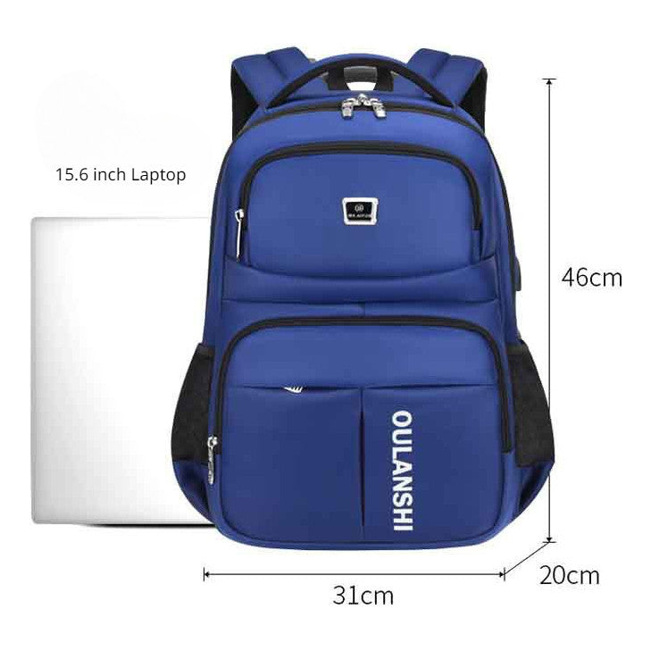 Double Shoulder Computer Bag, Large Capacity Business Travel Mountaineering Bag, Student Backpack