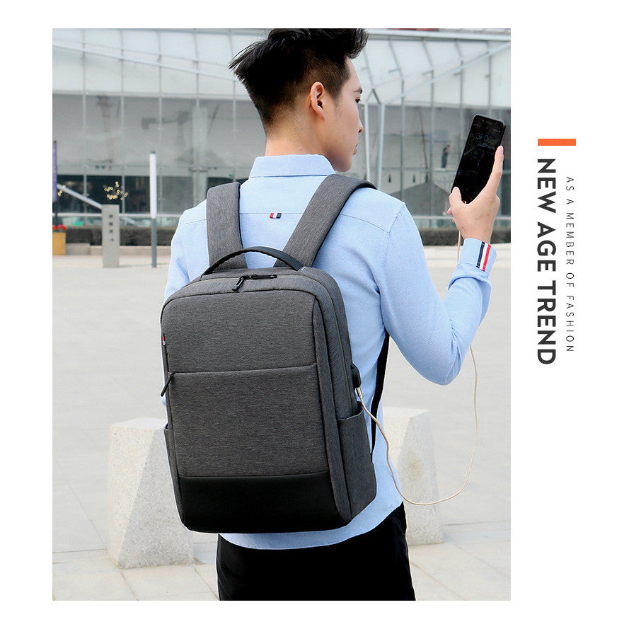 Leisure Backpack, Men's Business Laptop Bag, Large Capacity Backpack, Fashionable Travel Sports Bag, Backpack