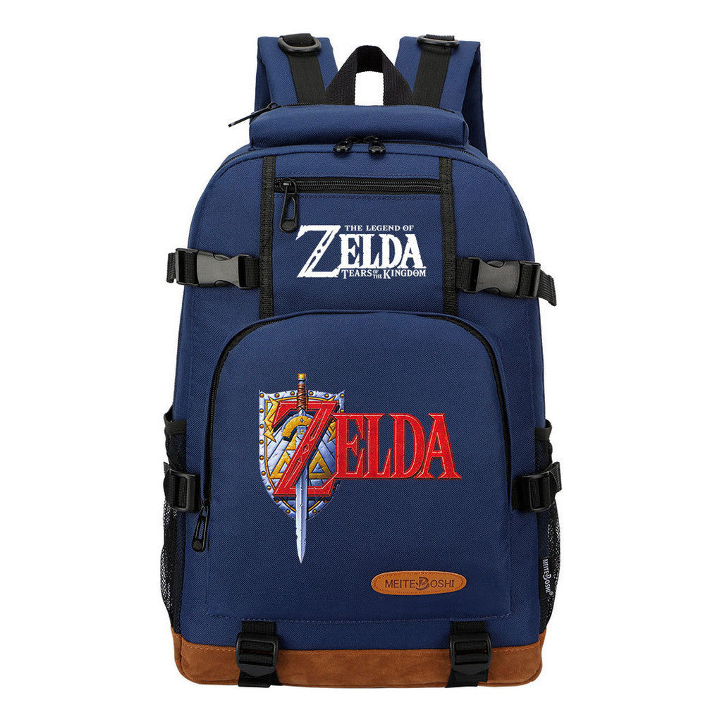 Printed Student Backpack For Men And Women's Leisure Travel Backpack