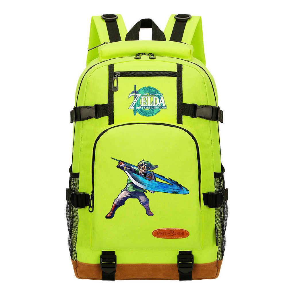 Printed Student Backpack For Men And Women's Leisure Travel Backpack