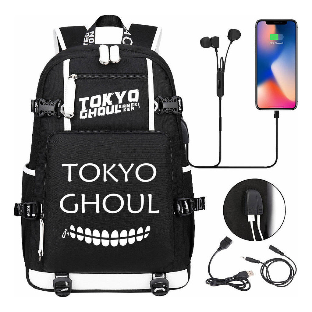 Usb Large Capacity Youth Student Backpack For Leisure Travel Backpack
