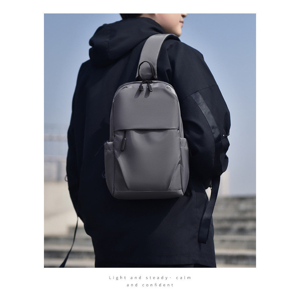 Men's Lightweight Shoulder Bag, Small Backpack, Casual Mobile Phone Bag, Multifunctional Diagonal Cross Bag, Shoulder Bag, Backpack