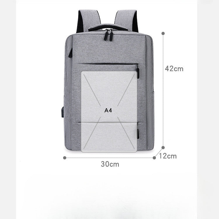 Backpack Business Laptop Bag Large Capacity Usb Leisure Sports Travel Bag Backpack
