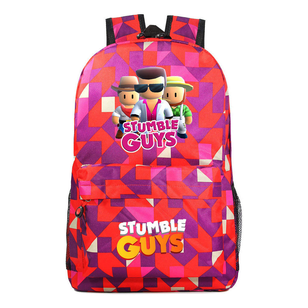 Printed Student Backpack For Men And Women's Leisure Travel Backpack