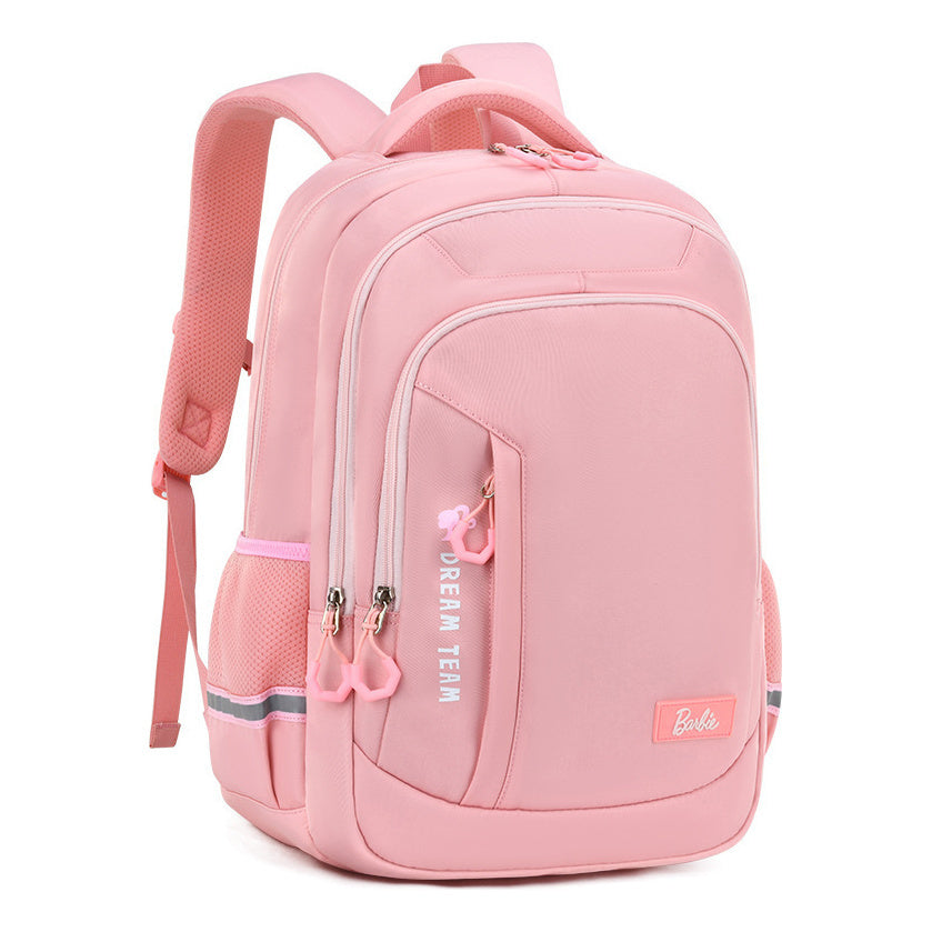 School Bag, Student Girl Leisure Backpack, Spine Protector, Lightweight Bag