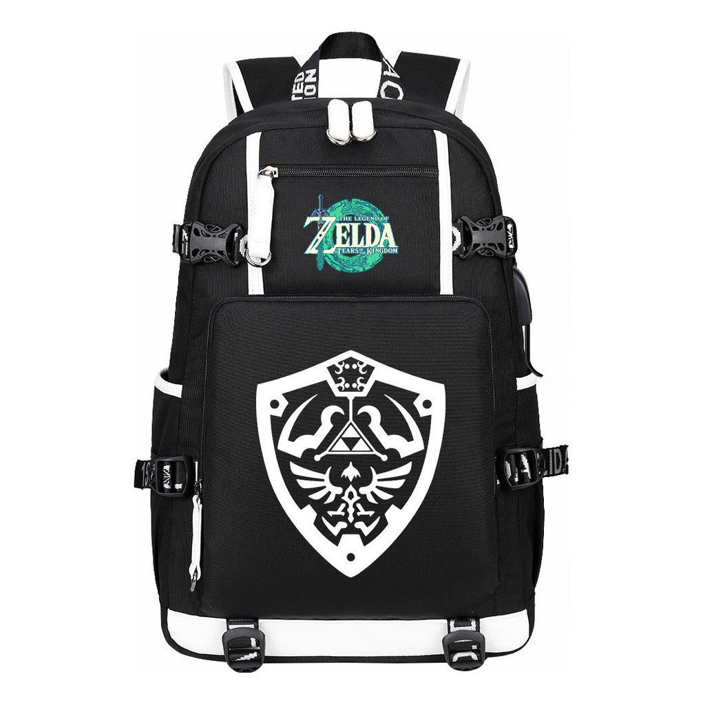 Printed Teenage Student Backpack For Men And Women's Leisure Travel Backpack