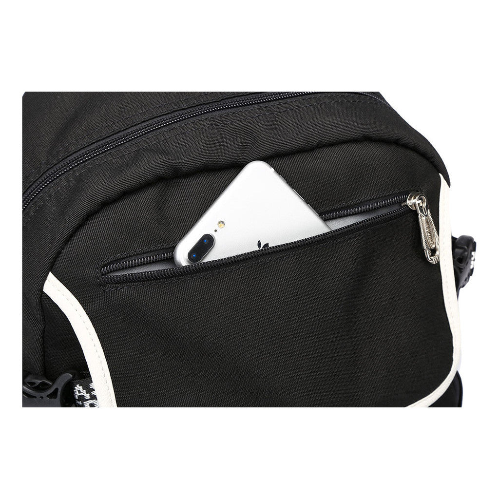 Anime Cartoon Usb Youth Student Backpack For Men And Women Leisure Backpack