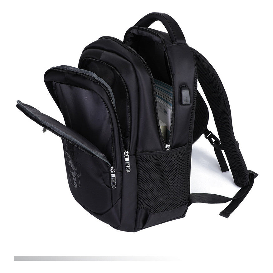 Usb Business Backpack, Large Capacity Computer Bag, Leisure Travel Student Backpack