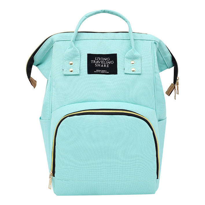 Mother And Baby Bag, Simple And Large Capacity, Portable Backpack, Multifunctional, Fashionable, Casual Backpack, Mommy Bag