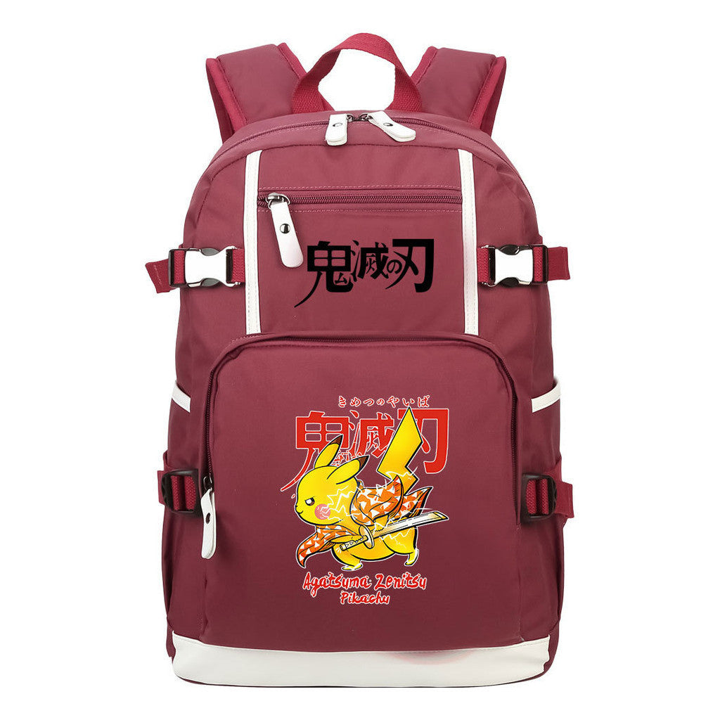 Anime Youth Student School Bag Men's And Women's Backpack Leisure Travel Backpack