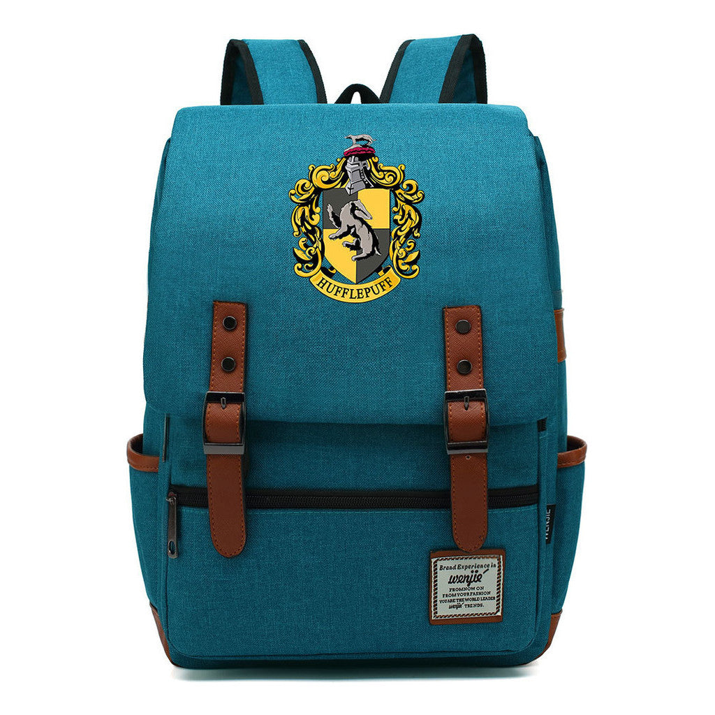 School Of Magic Printed Schoolbags For Men And Women Leisure Belt Buckle Classic Backpack 38*27*12.5cm