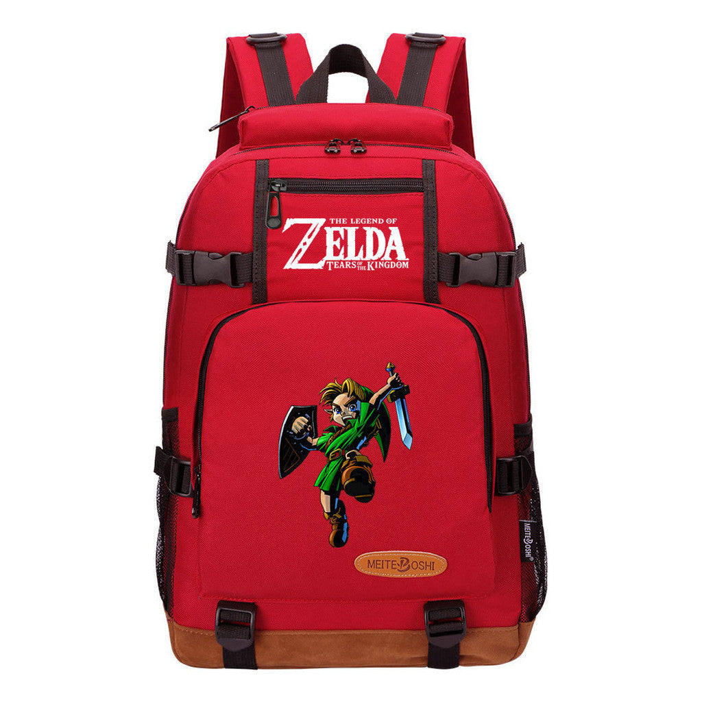 Printed Student Backpack For Men And Women's Leisure Travel Backpack