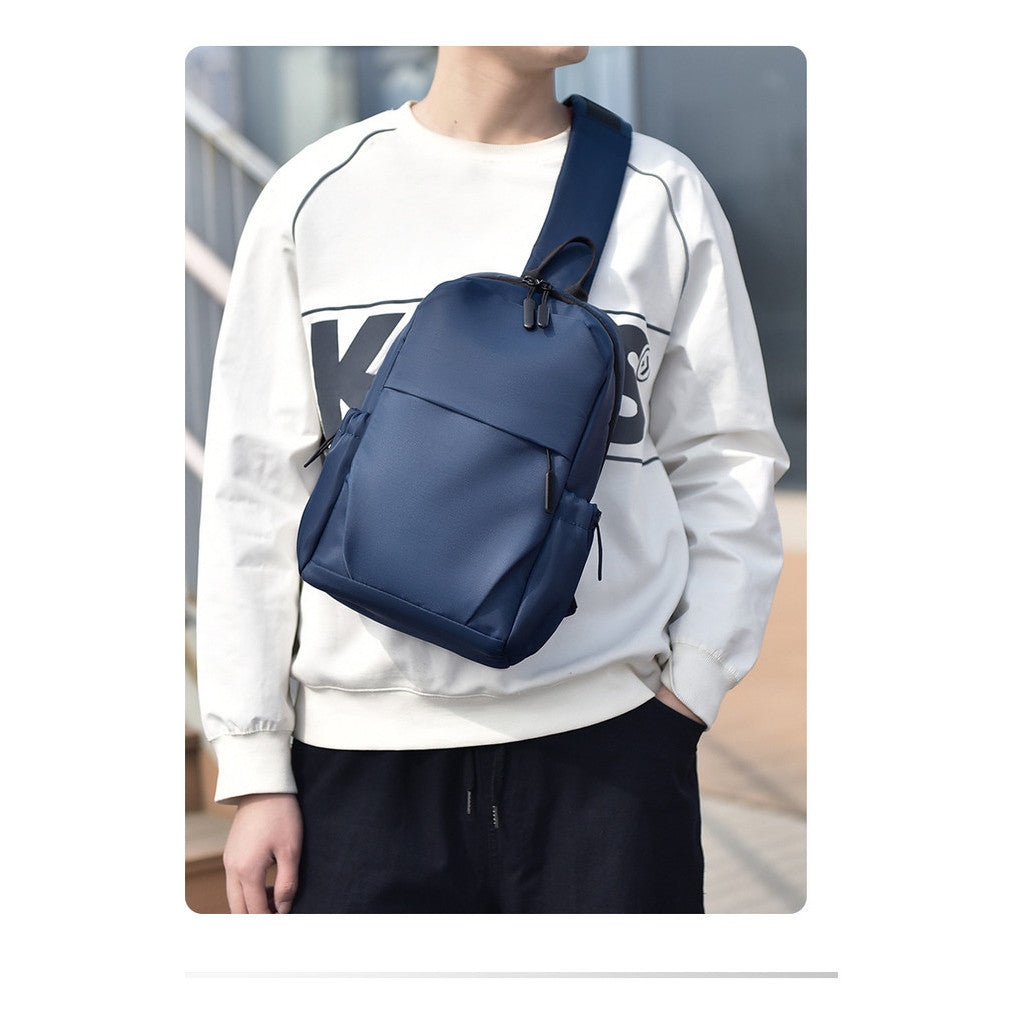 Men's Lightweight Shoulder Bag, Small Backpack, Casual Mobile Phone Bag, Multifunctional Diagonal Cross Bag, Shoulder Bag, Backpack