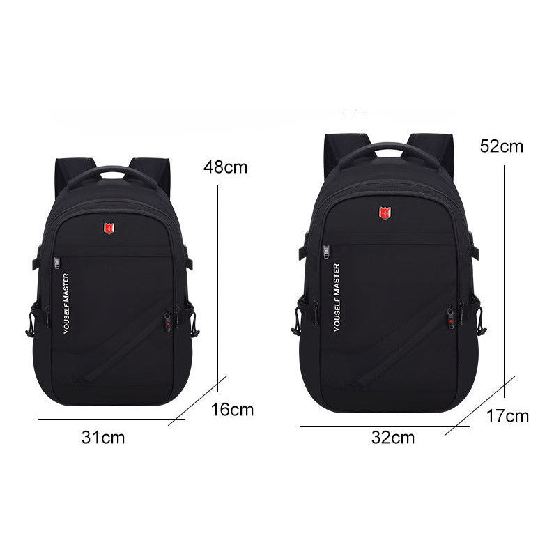 Backpack, Large Capacity Travel Backpack, Waterproof, Earthquake Resistant, And Pressure Reducing, Student Computer Expansion Backpack