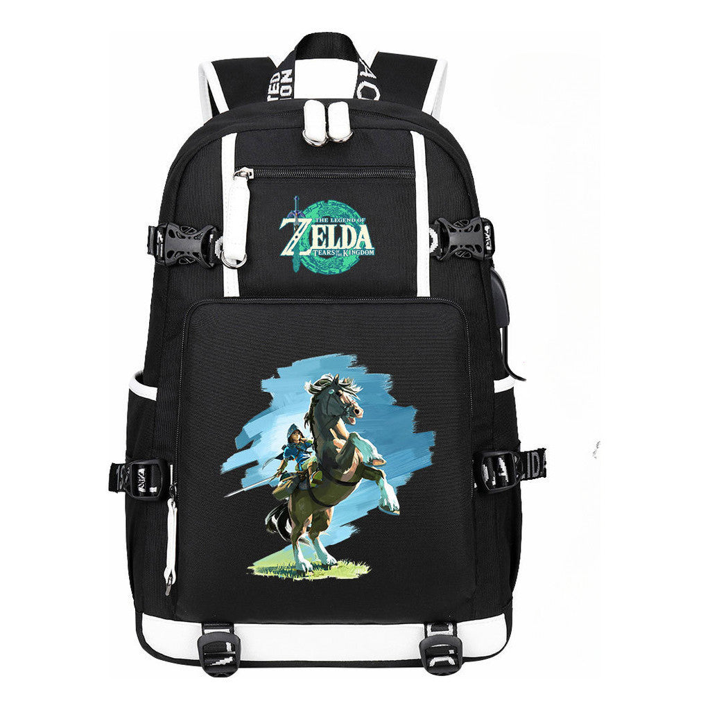 Printed Teenage Student Backpack For Men And Women's Travel Backpacks