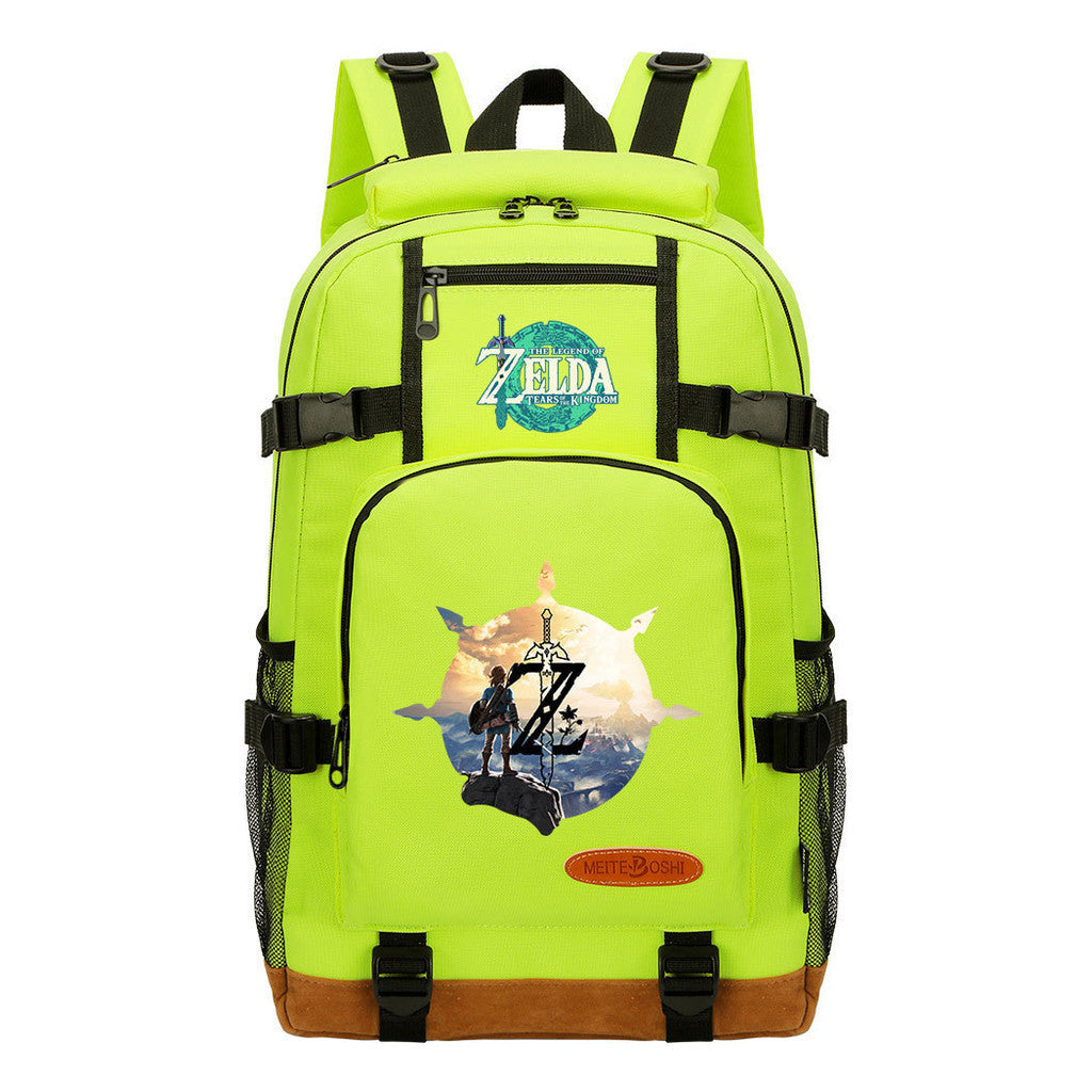Printed Student Backpack For Men And Women's Leisure Travel Backpack
