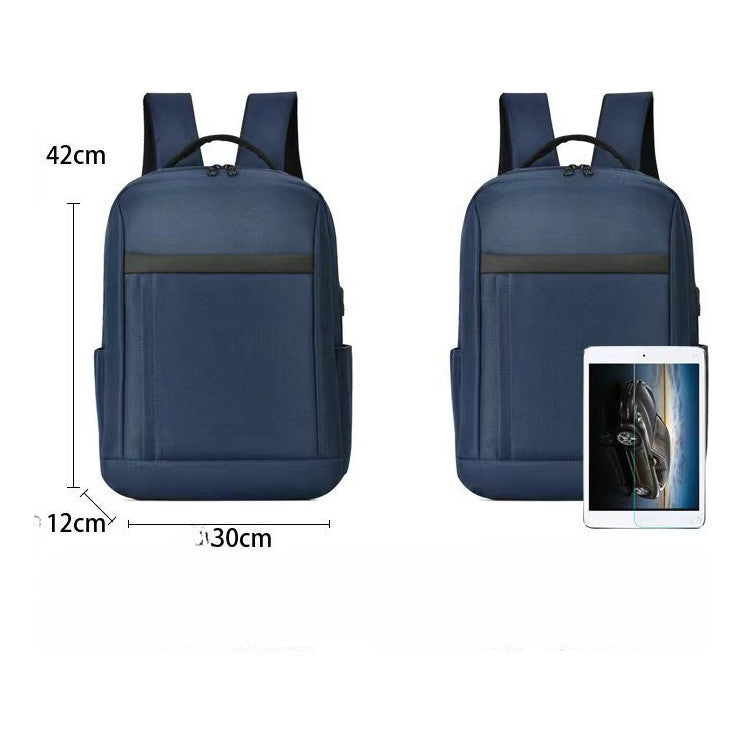 Backpack, Large Capacity Student Backpack, Oxford Cloth Business Computer Bag