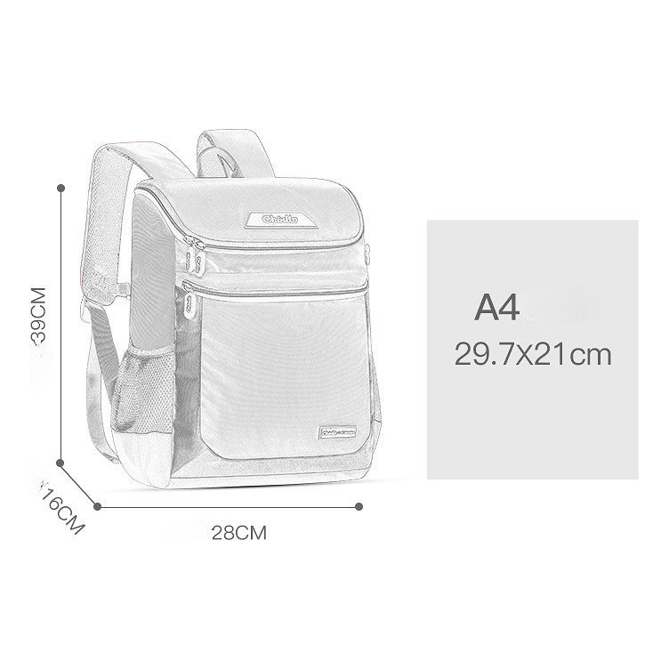 Student Backpack, Large Capacity Children's Backpack, Pressure Reducing And Splash Proof