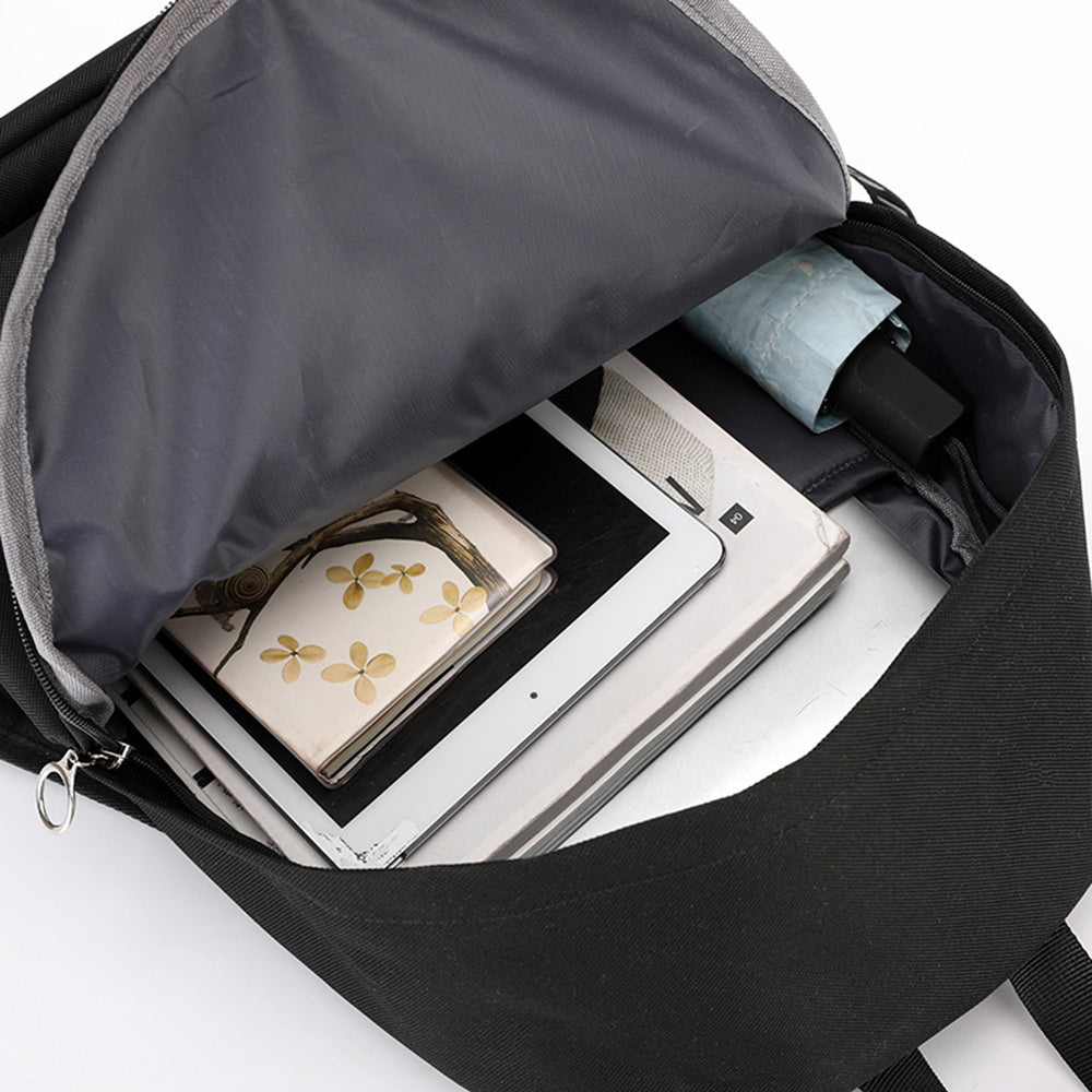 Fashionable Printed Teenage Student Backpack, Female Woven Strap Casual Backpack