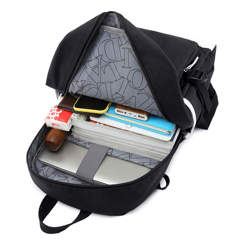 Anime Youth Student School Bag Men's And Women's Backpack Leisure Travel Backpack
