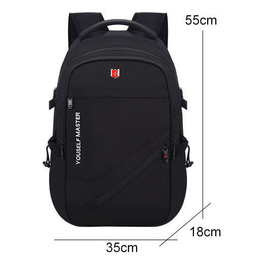 Backpack, Large Capacity Travel Backpack, Waterproof, Earthquake Resistant, And Pressure Reducing, Student Computer Expansion Backpack