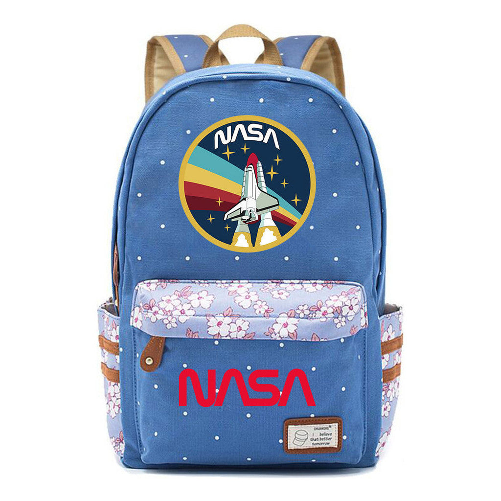 Fashionable Printed Student Backpack From Nasa, Casual Backpack