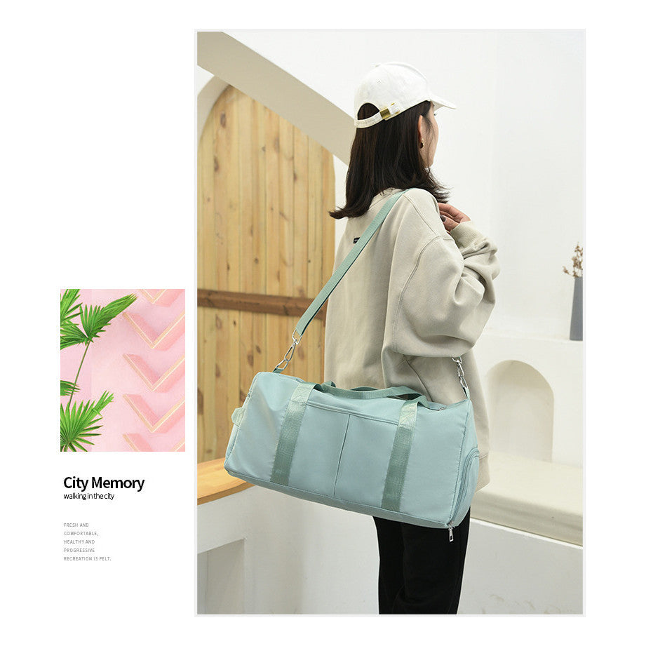 Travel Bag, Fitness Bag, Simple And Fashionable, Large Capacity Yoga Bag, Dry And Wet Separation