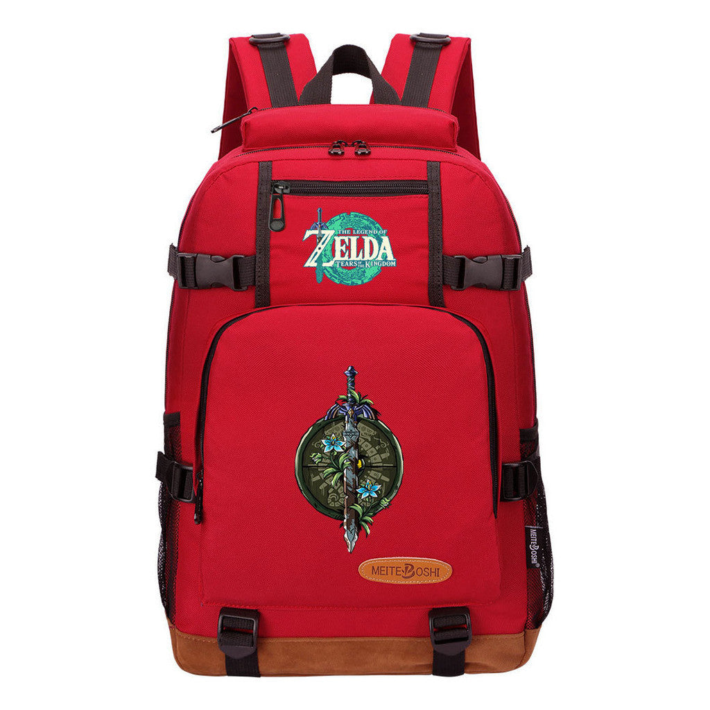 Printed Student Backpack For Men And Women's Leisure Travel Backpack