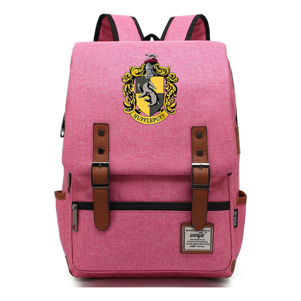 School Of Magic Printed Schoolbags For Men And Women Leisure Belt Buckle Classic Backpack 38*27*12.5cm