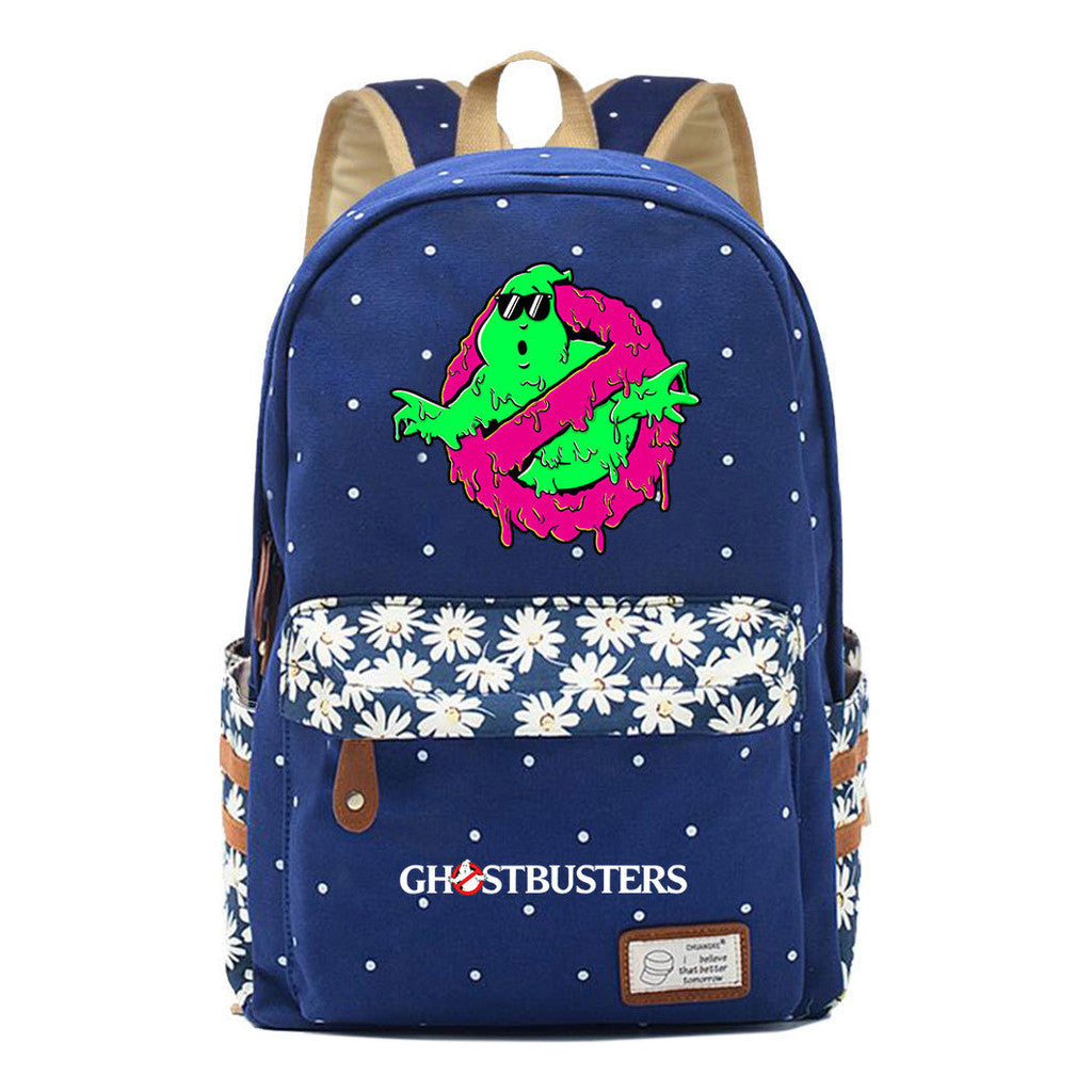 Devil Print Girl Backpack, Fashionable And Casual Backpack