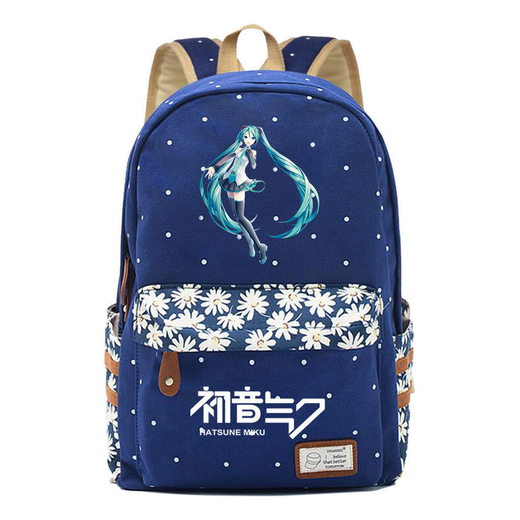 Virtual Music Printed Student Backpack Leisure Backpack