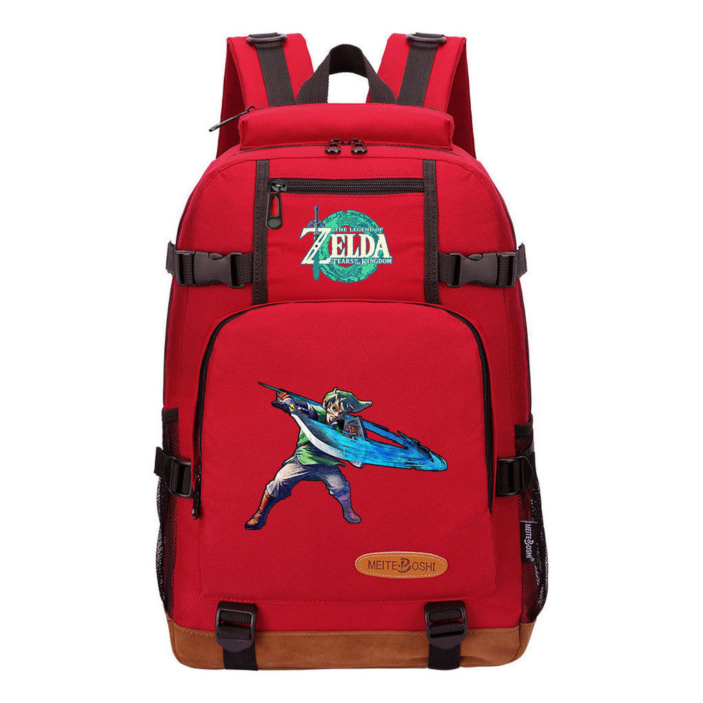 Printed Student Backpack For Men And Women's Leisure Travel Backpack