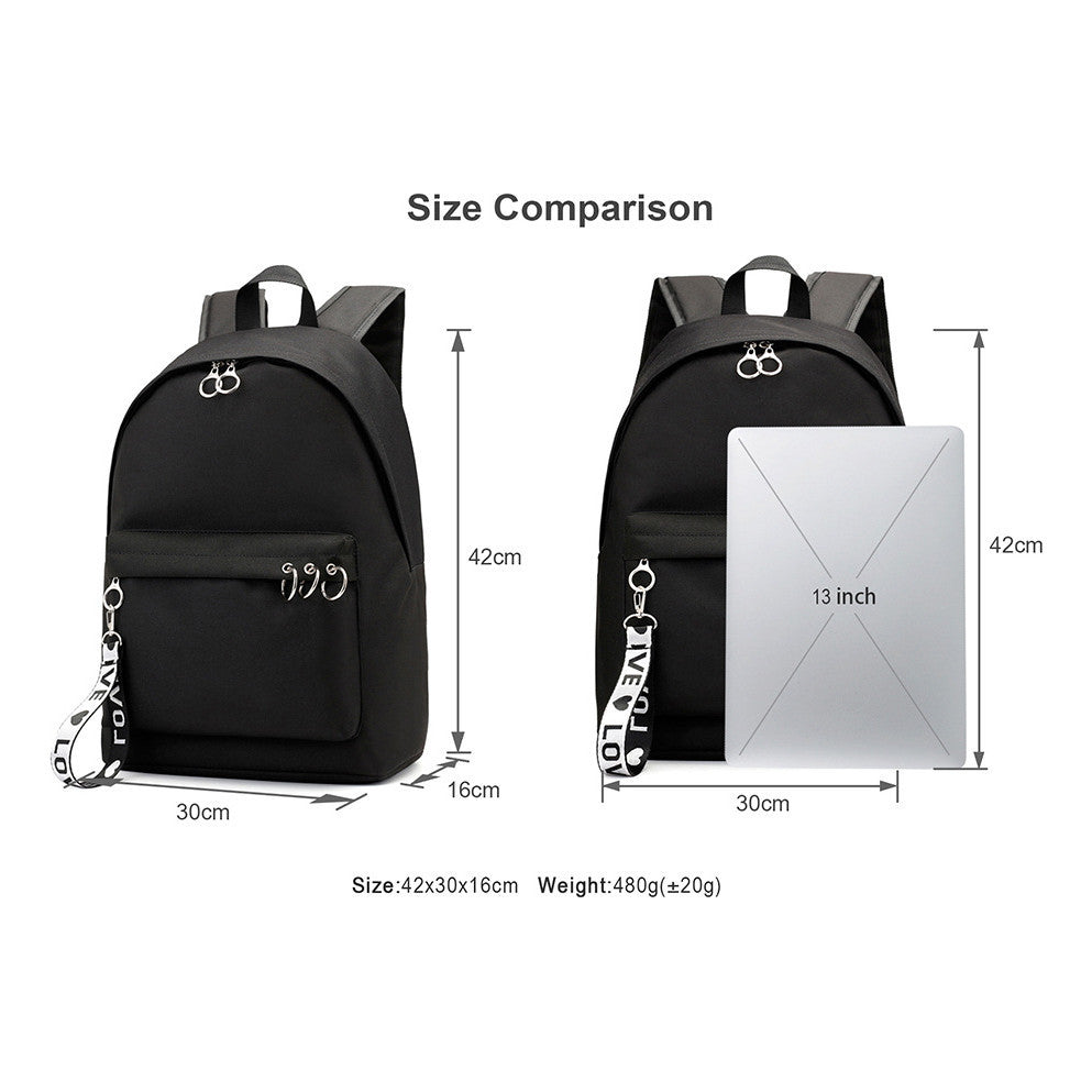 Anime Star Baby Stitch Youth Student School Bag Men's And Women's Backpack Lightweight Casual Backpack