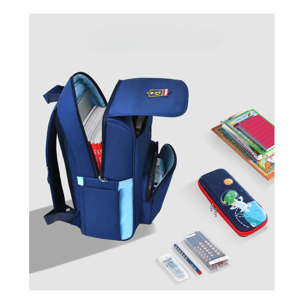 Primary School Backpack With Reduced Load, Spine Protection, And Water Splashing Prevention Backpack