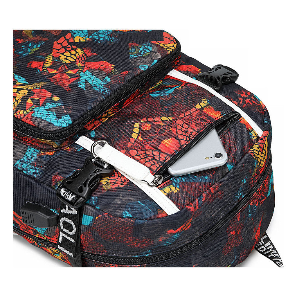 Toy Bear Game Peripheral Usb Youth Student Backpack For Men And Women's Leisure High-capacity Travel Backpack