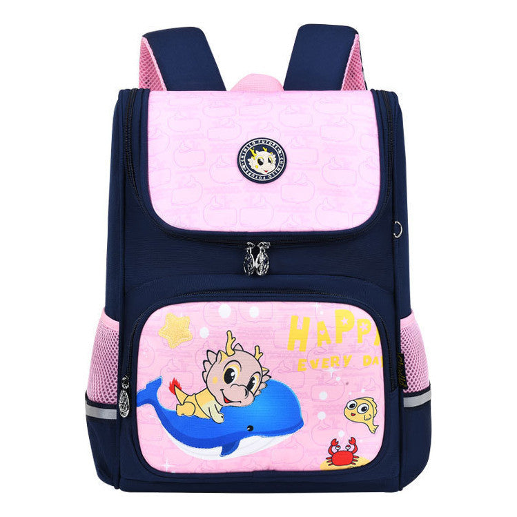 Reducing Load, Breathable And Splash Proof Student Backpack, Children's Backpack