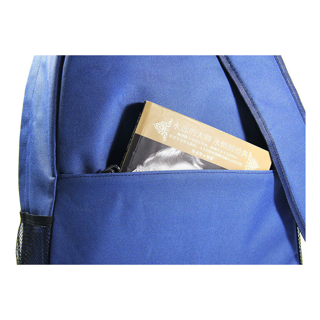 Golden Printed Youth Student Backpack Men And Women's Leisure Backpack