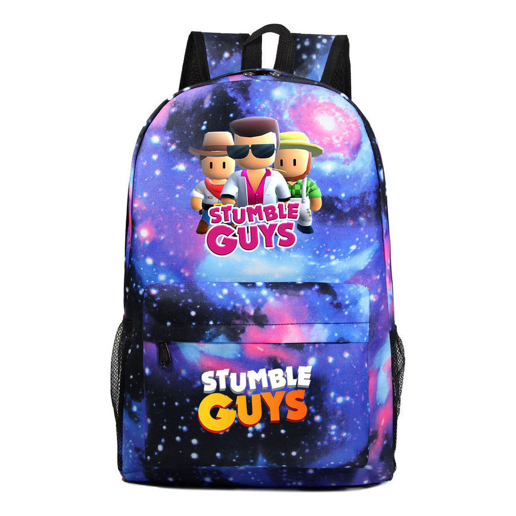 Printed Student Backpack For Men And Women's Leisure Travel Backpack