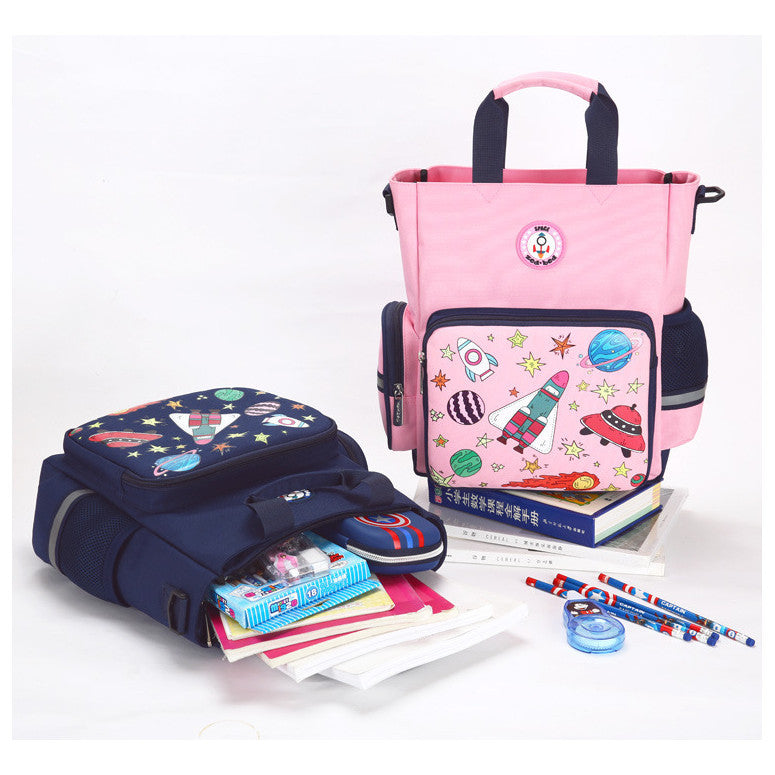 Student Handbag, Canvas Book Bag, Children's Shoulder Bag, Crossbody Bag